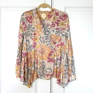 Anthropologie MAEVE Blouse, size 10, long sleeve